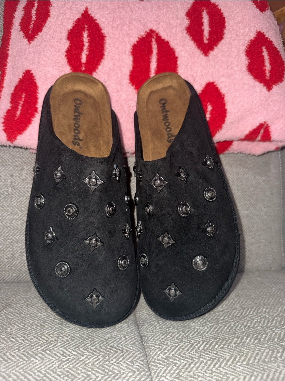 Outwoods Black Sunday Studded Clogs - Picture 5 of 10